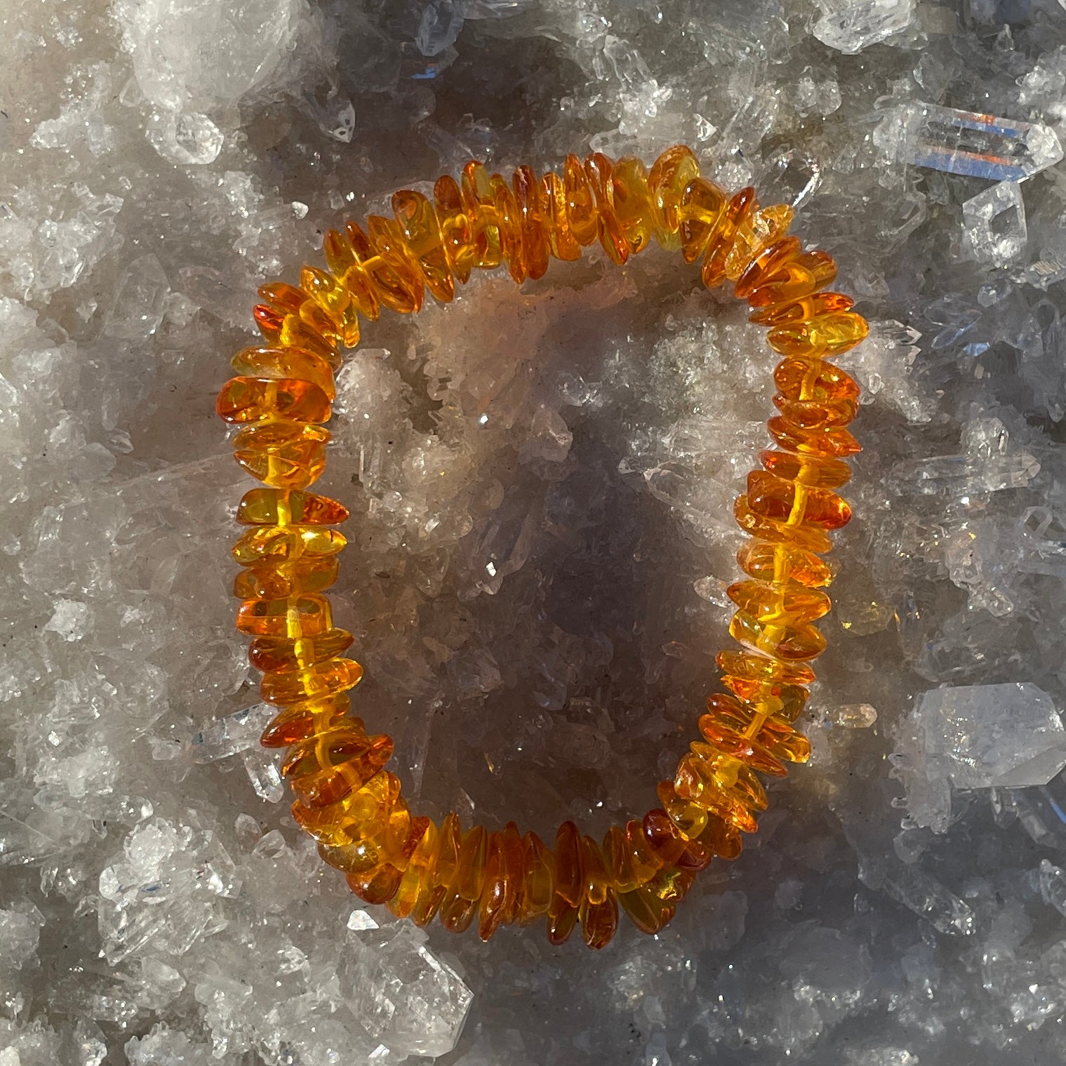 Amber Chip Bracelet - Small Amber Chip Bracelet - Small